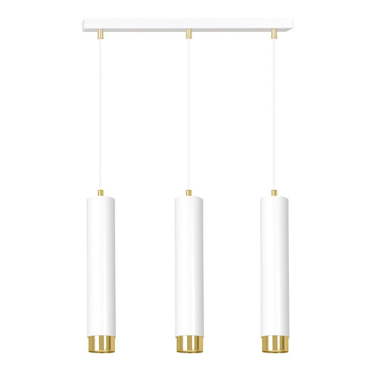 Kibo 3 pendant light white/gold