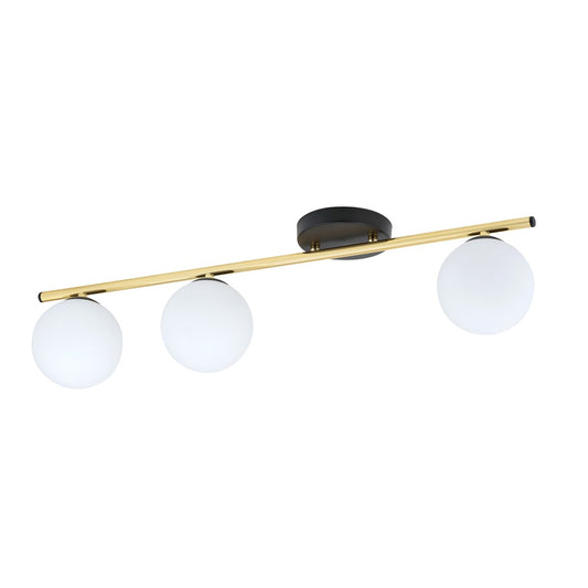 Monza 3 ceiling lamp black/opal