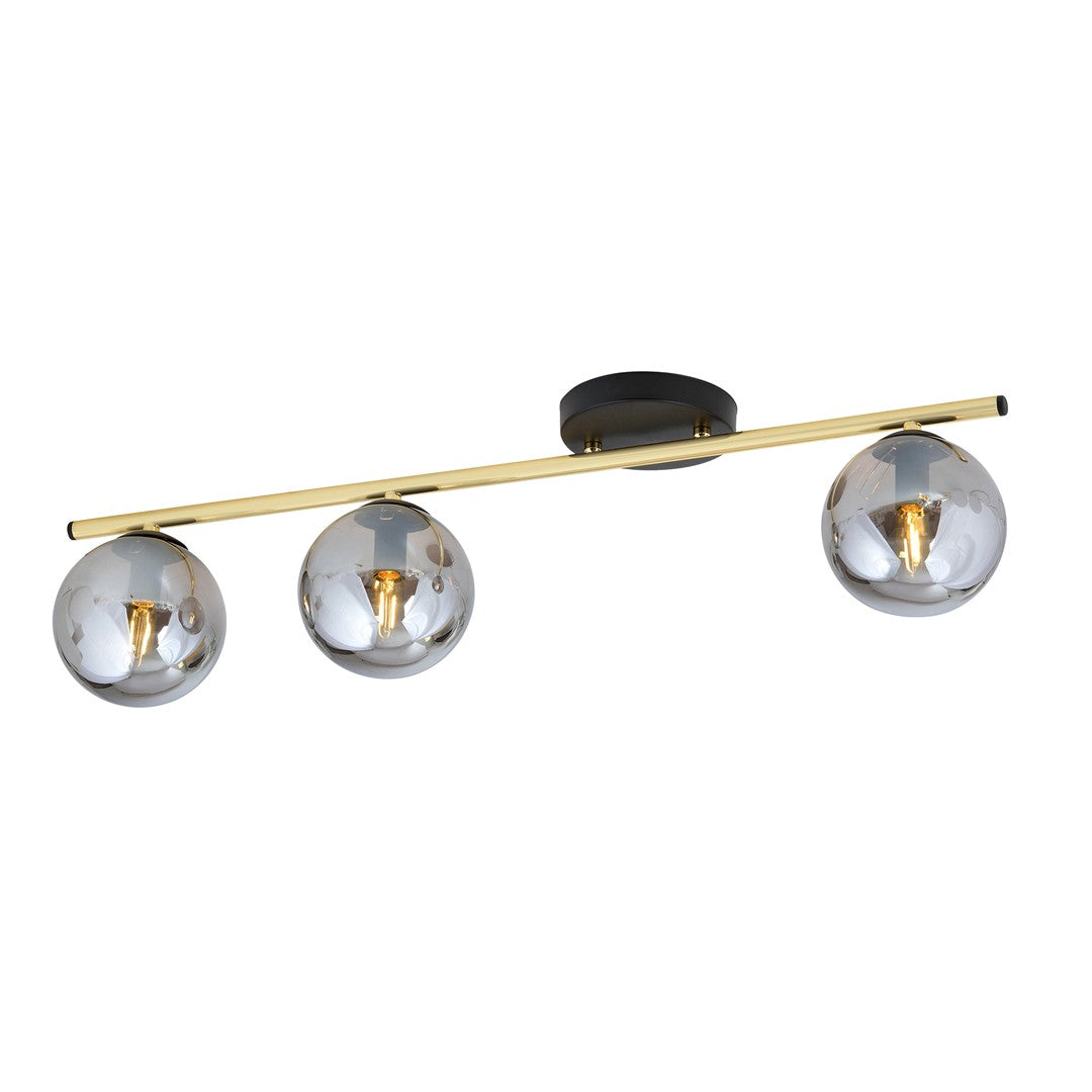 Monza 3 ceiling lamp black/graphite