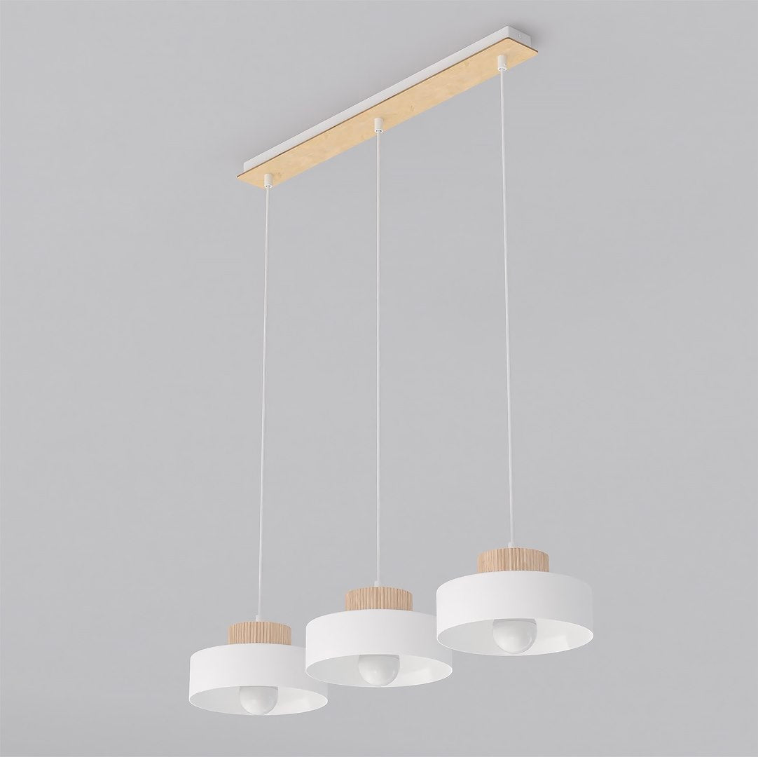 Kivi 3 pendant light white