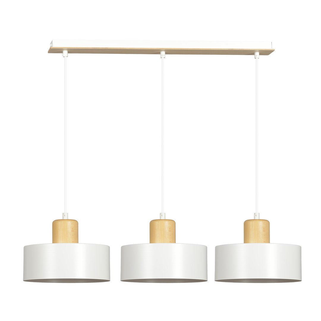 Torin 3 pendant light white