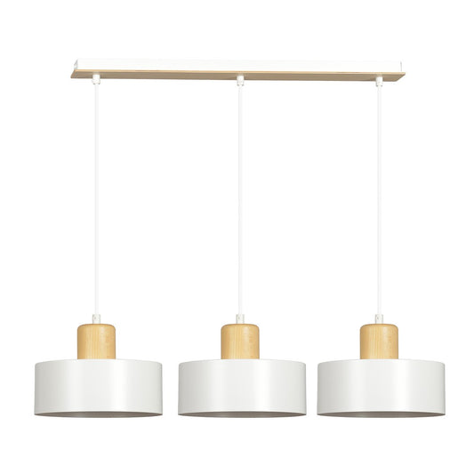 Torin 3 pendant light white