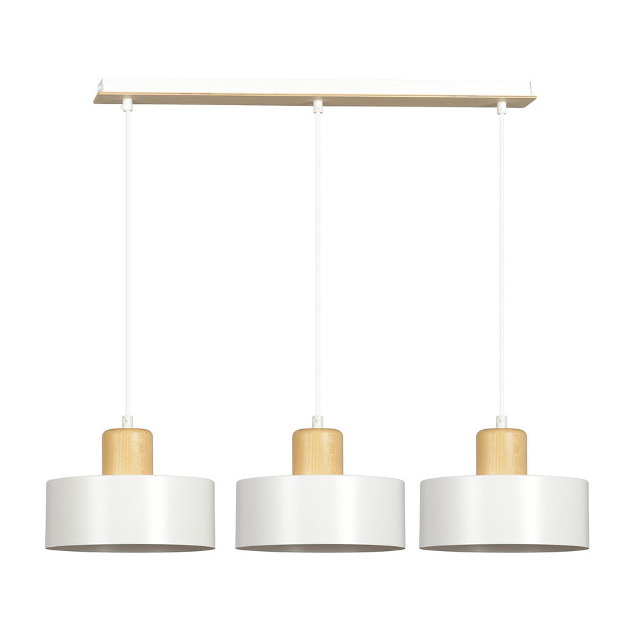 Torin 3 pendant light white