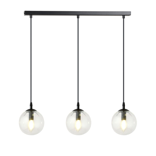 Cosmo 3 pendant light clear