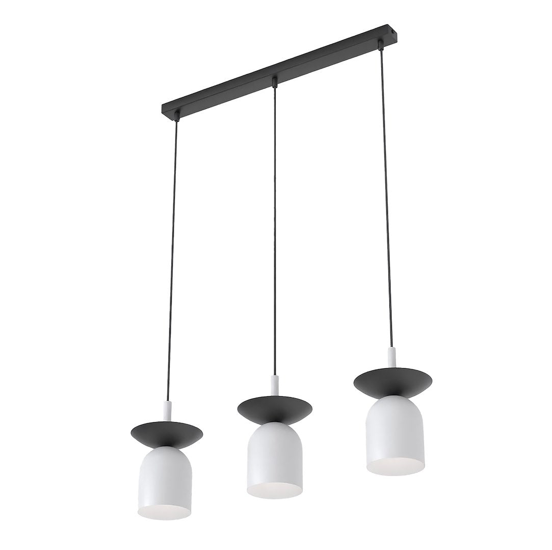 Ego 3 pendant light black/grey
