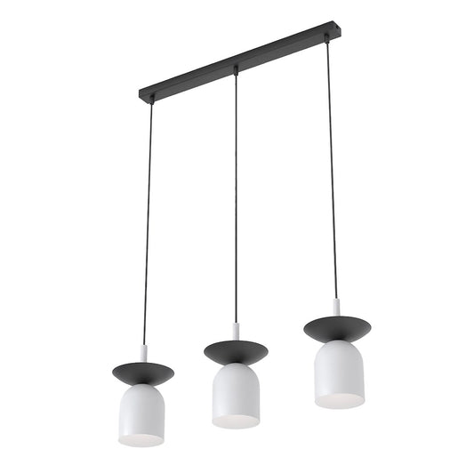 Ego 3 pendant light black/grey