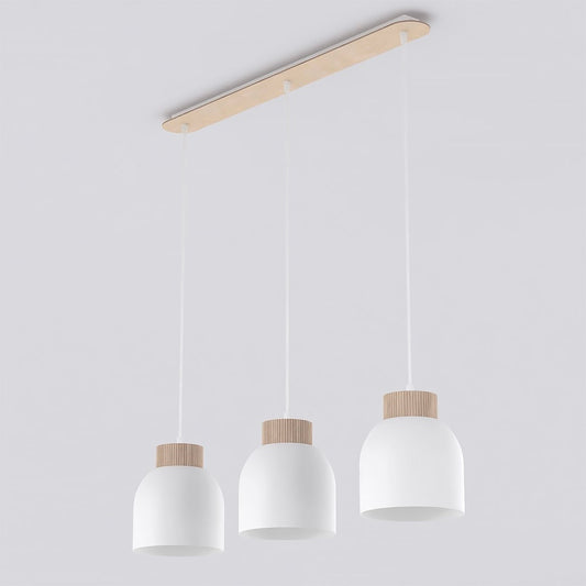 Vigo 3 pendant light white