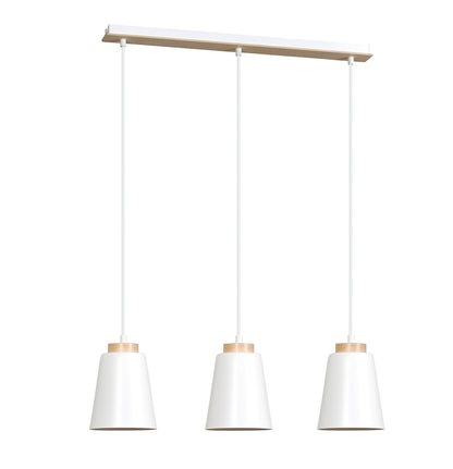 Bolero 3 pendant lamp white