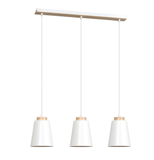 Bolero 3 pendant lamp white