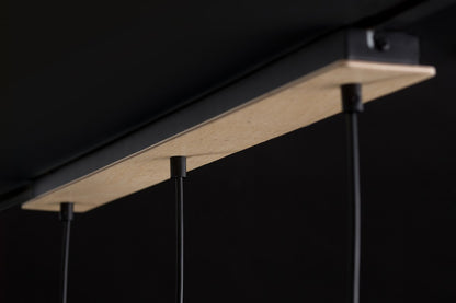 Atlas 3 ceiling spotlight black