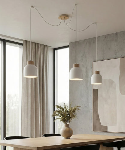 KRU 3 pendant lamp white