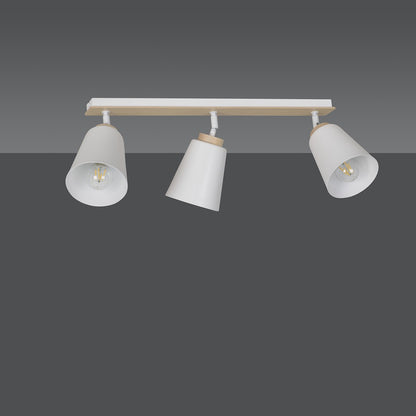 Atlas 3 ceiling spotlight white