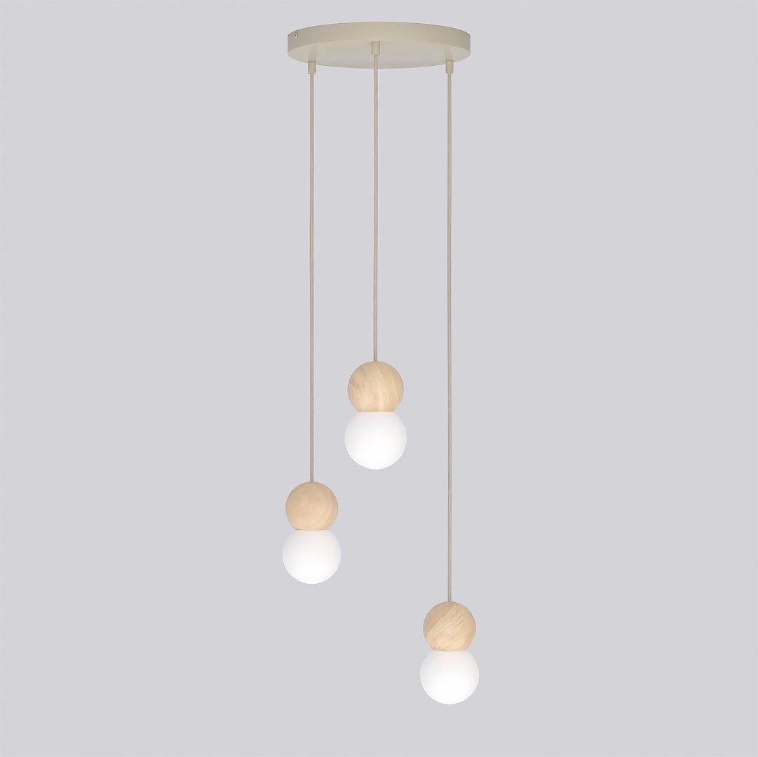 Loop 3 pendant light mocha