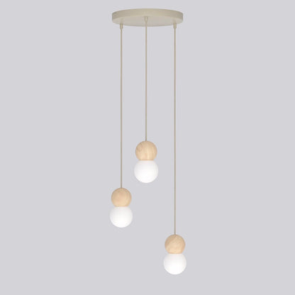 Loop 3 pendant light mocha