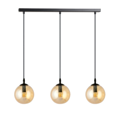 Cosmo 3 pendant light amber