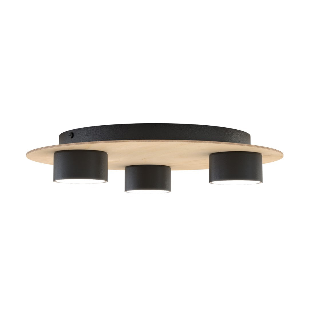 Pixo 3 ceiling lamp black