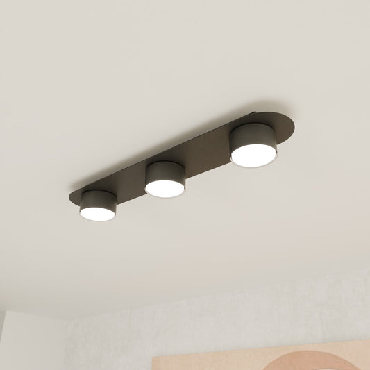 Diaz 3 ceiling lamp black