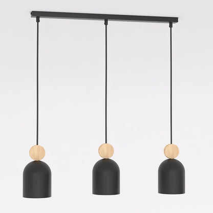 Mesi 3 pendant light black