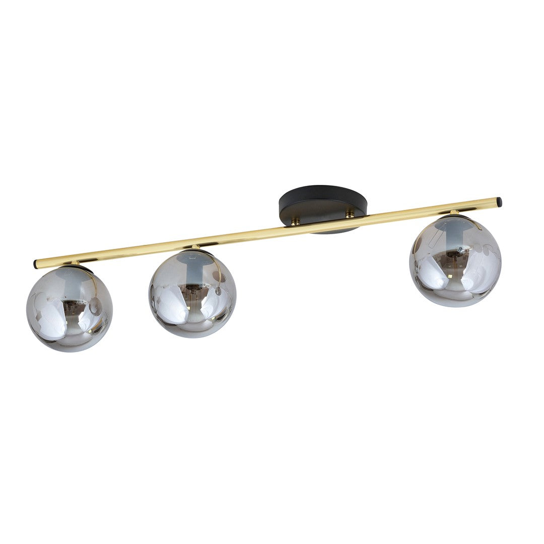 Monza 3 ceiling lamp black/graphite