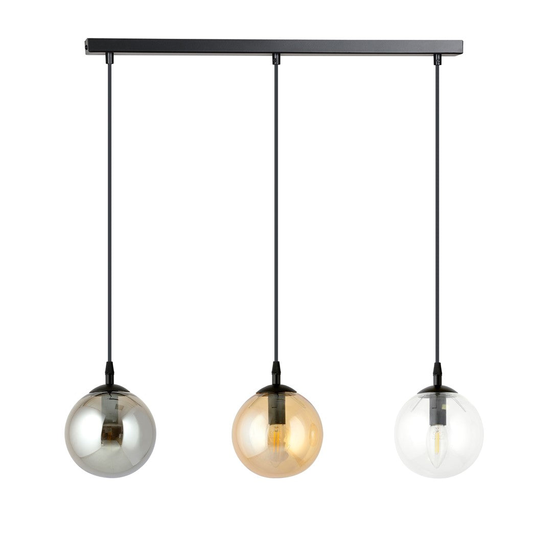 Cosmo 3 pendant light blue/mixed