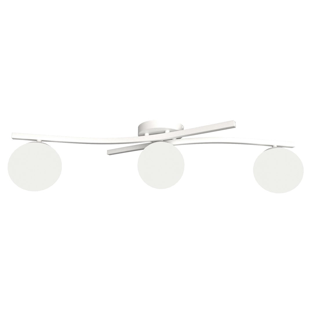 Opus 3 ceiling lamp white/opal