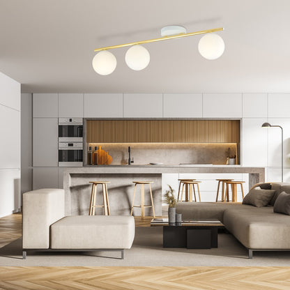 Monza 3 ceiling lamp white/opal