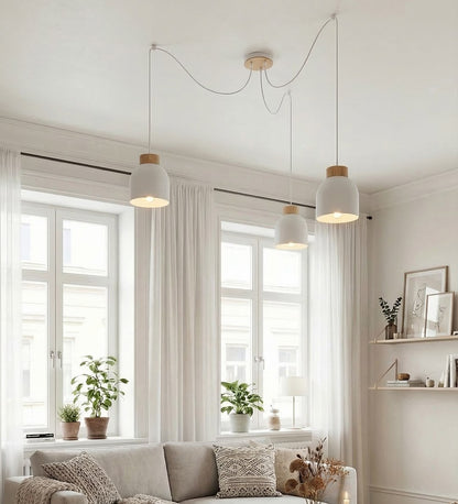 KRU 3 pendant lamp white