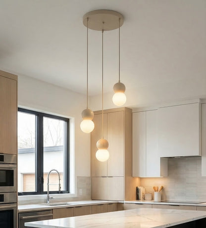 Loop 3 pendant light mocha