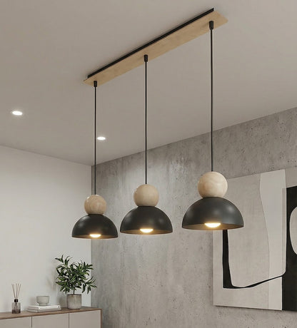 Kaki 3 ceiling lamp black