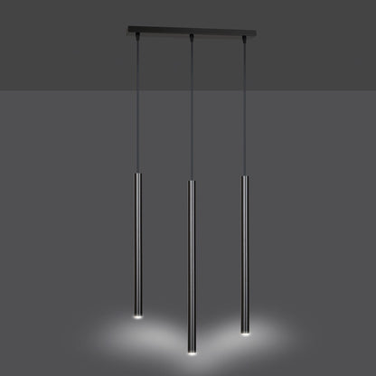 Selter 3 pendant light black