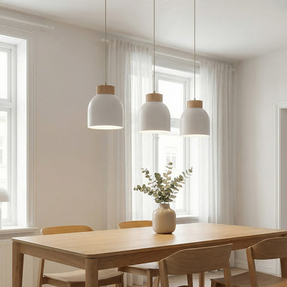 Vigo 3 pendant light white