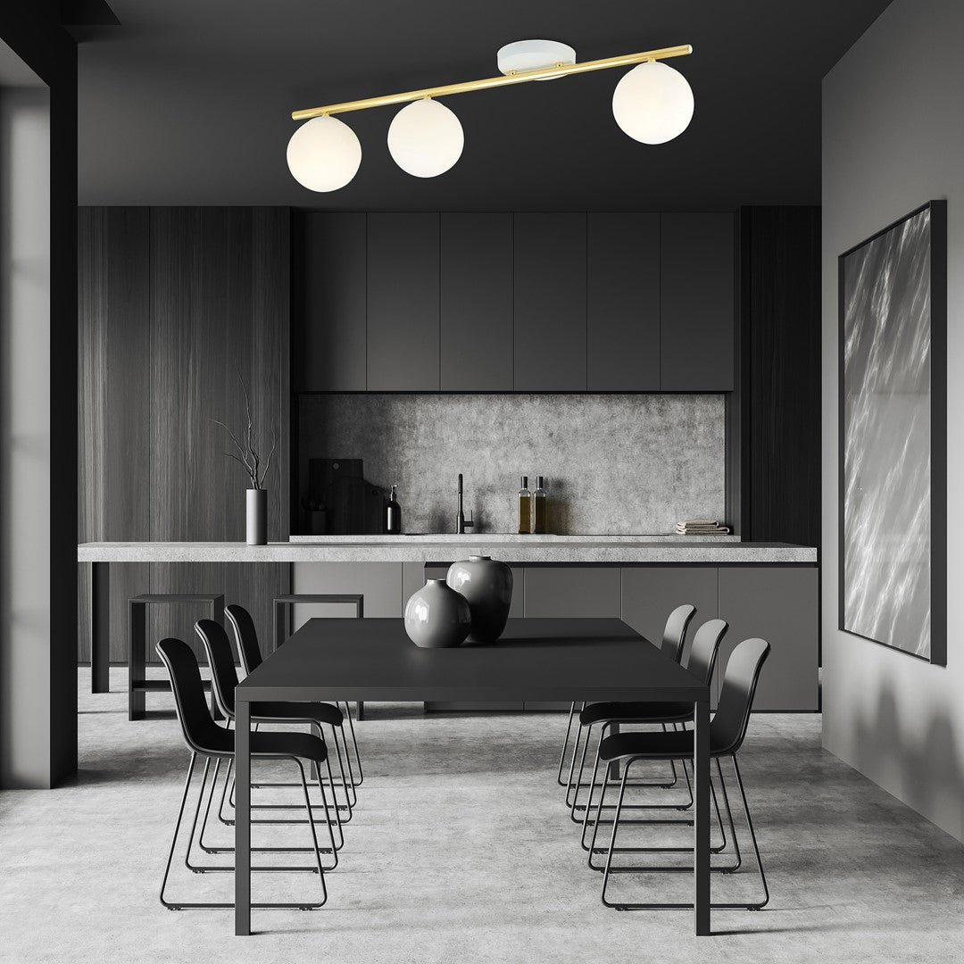 Monza 3 ceiling lamp white/opal