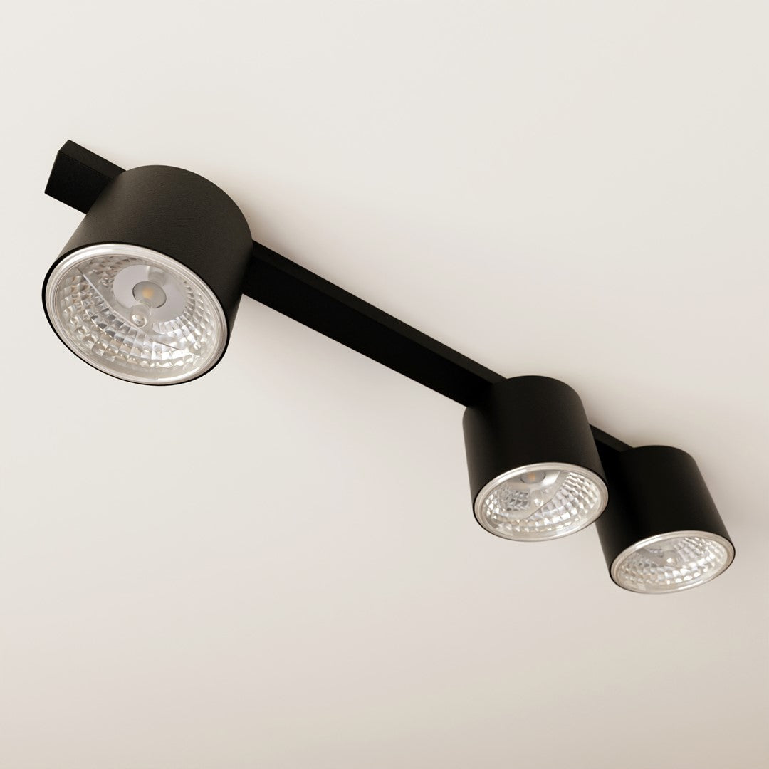 Nano 3 ceiling lamp black