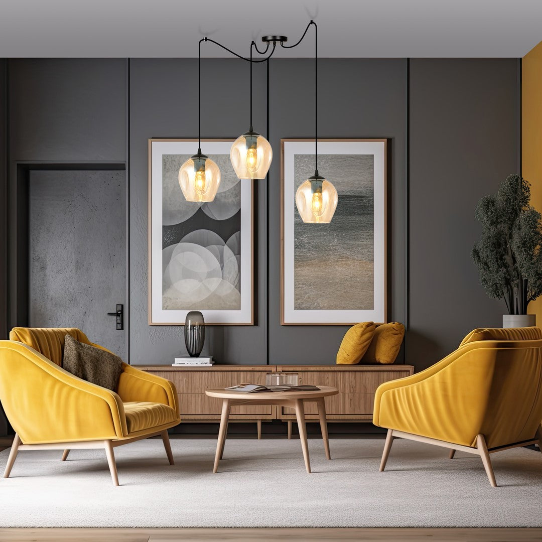 Level 3 pendant light amber