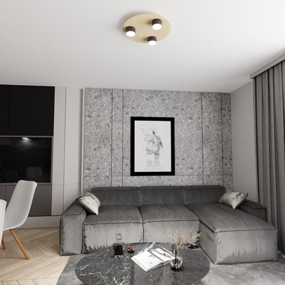 Pixo 3 ceiling lamp black