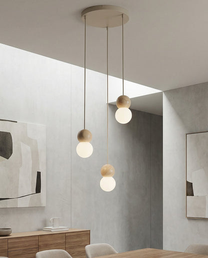 Loop 3 pendant light mocha