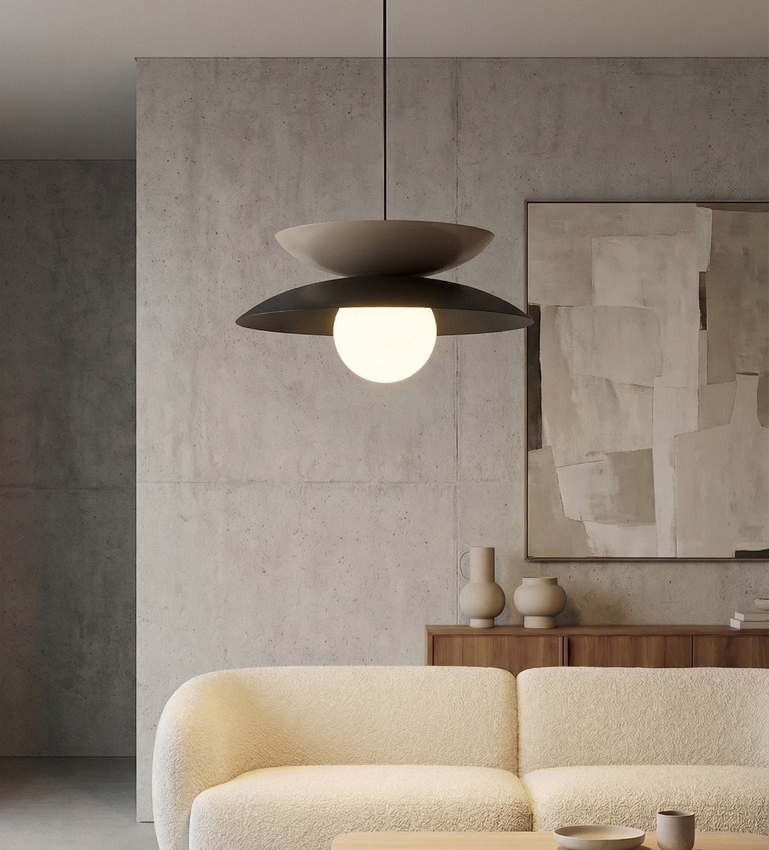 Nagoya 1 pendant light black/mocha