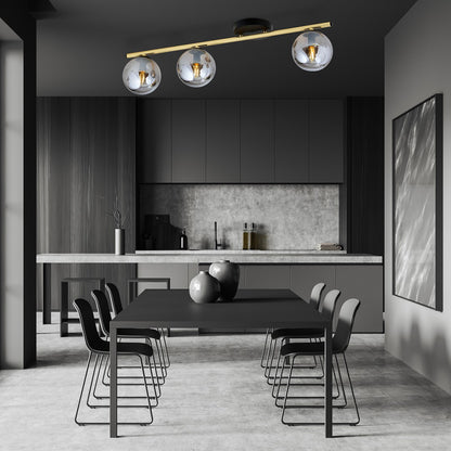 Monza 3 ceiling lamp black/graphite