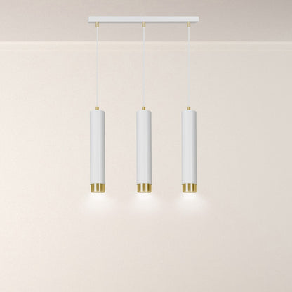 Kibo 3 pendant light white/gold