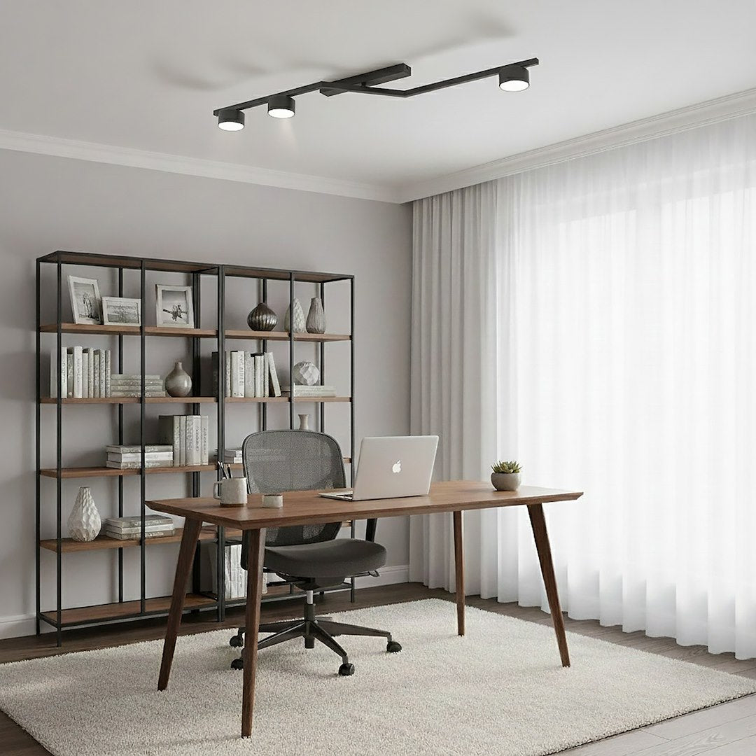 Skan 3 ceiling lamp black