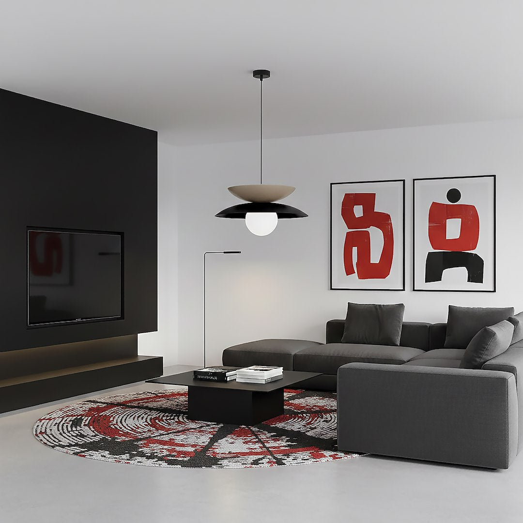 Nagoya 1 pendant light black/mocha