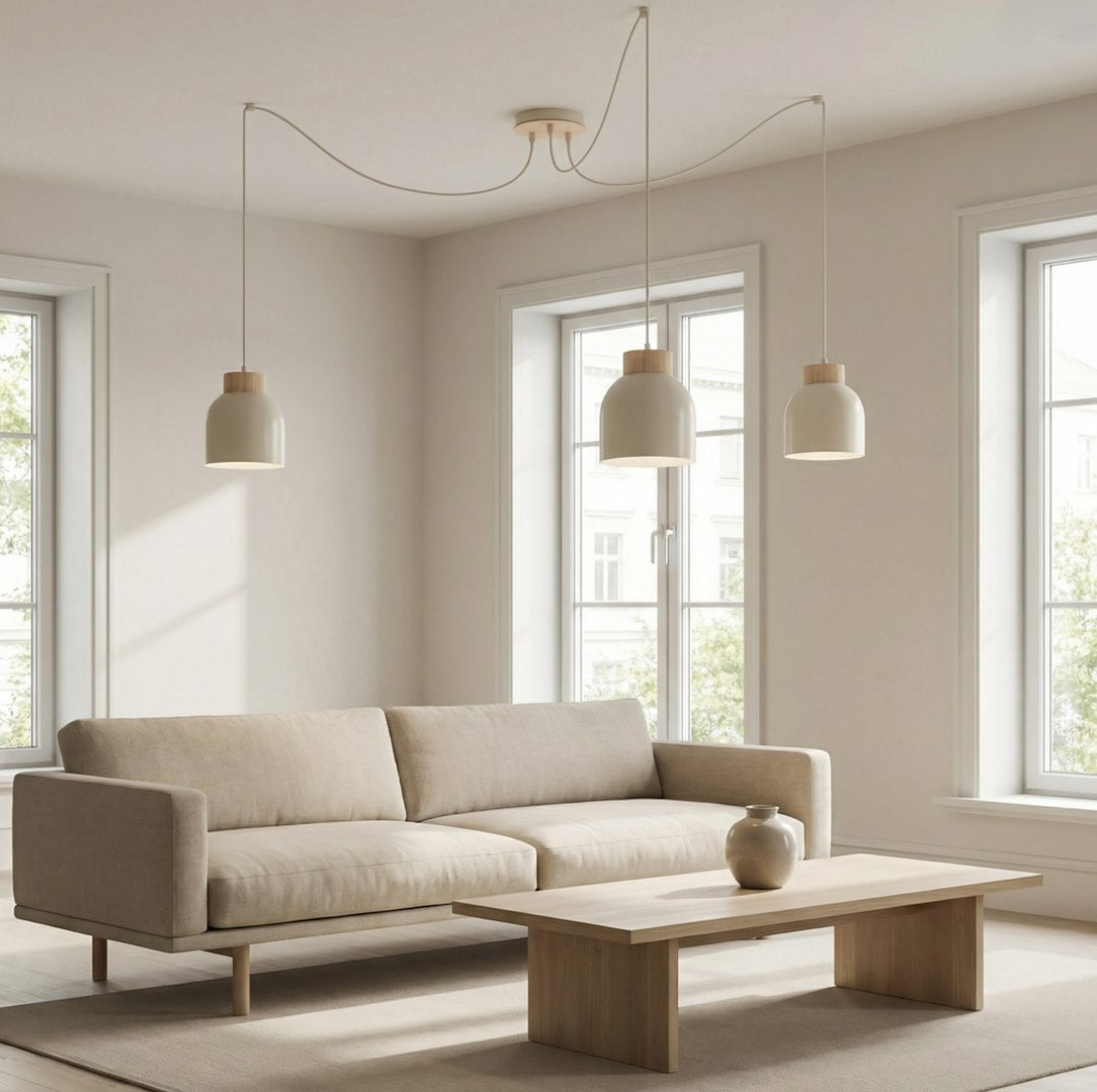 KRU 3 pendant lamp mocha