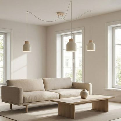 KRU 3 pendant lamp mocha