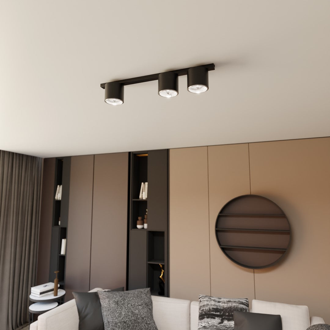 Nano 3 ceiling lamp black