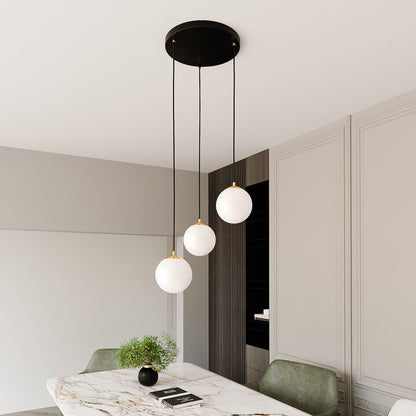 Royal 3 pendant light black