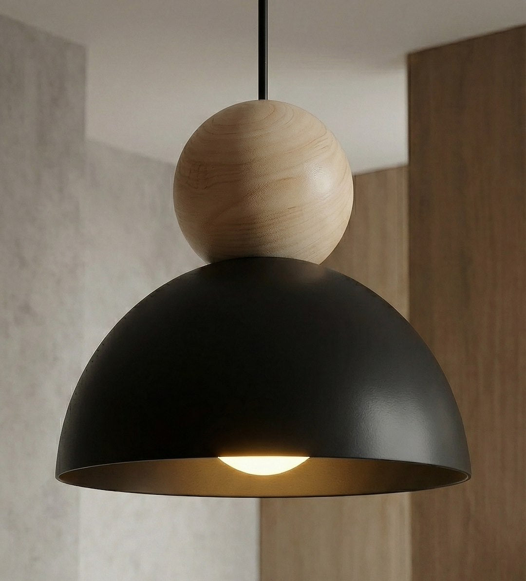 Kaki 3 ceiling lamp black