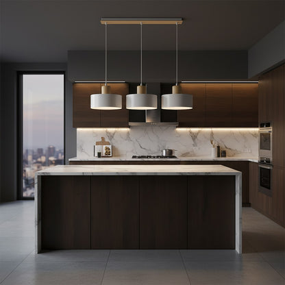 Torin 3 pendant light white