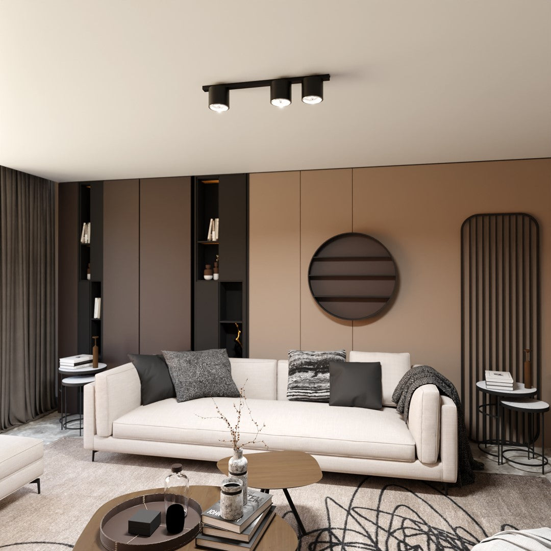 Nano 3 ceiling lamp black