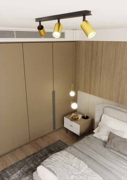 Zen 3 ceiling spotlight black