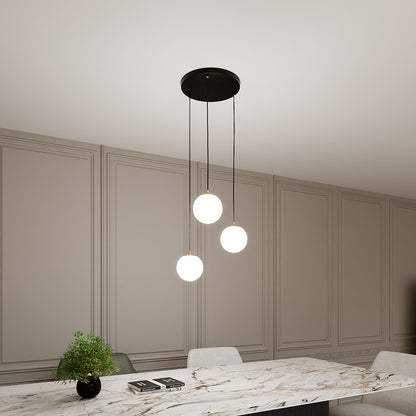 Royal 3 pendant light black